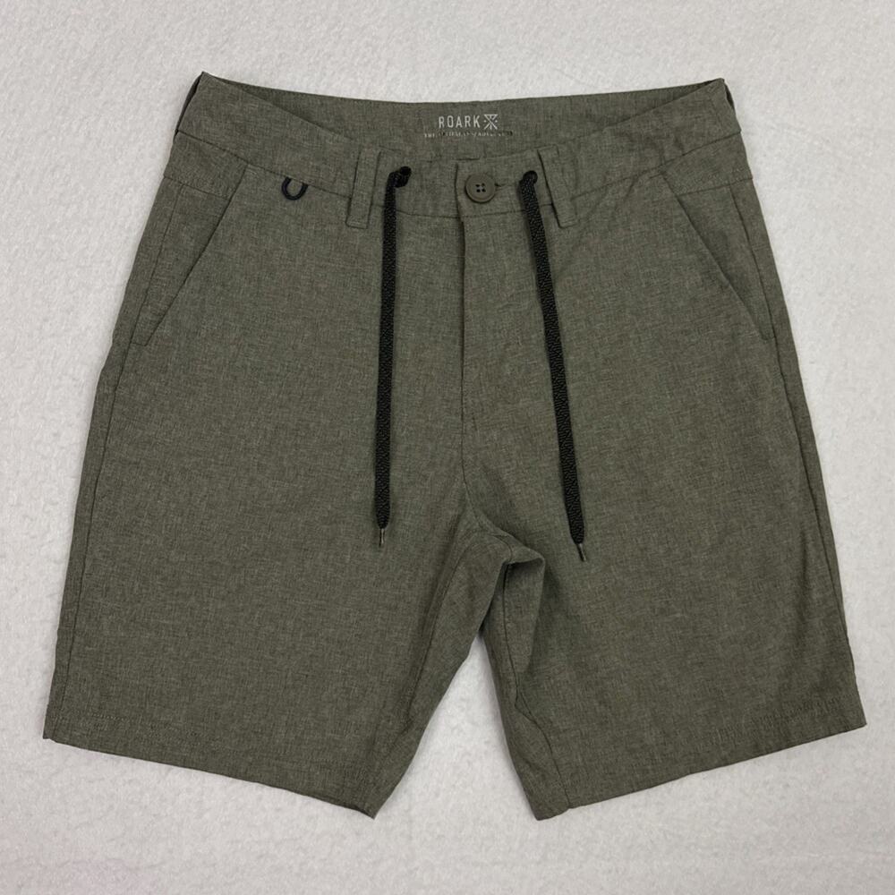 Roark Explorer 2.0 Hybrid Shorts Mens 28 Gray Hiking Performance Cargo Huckberry
